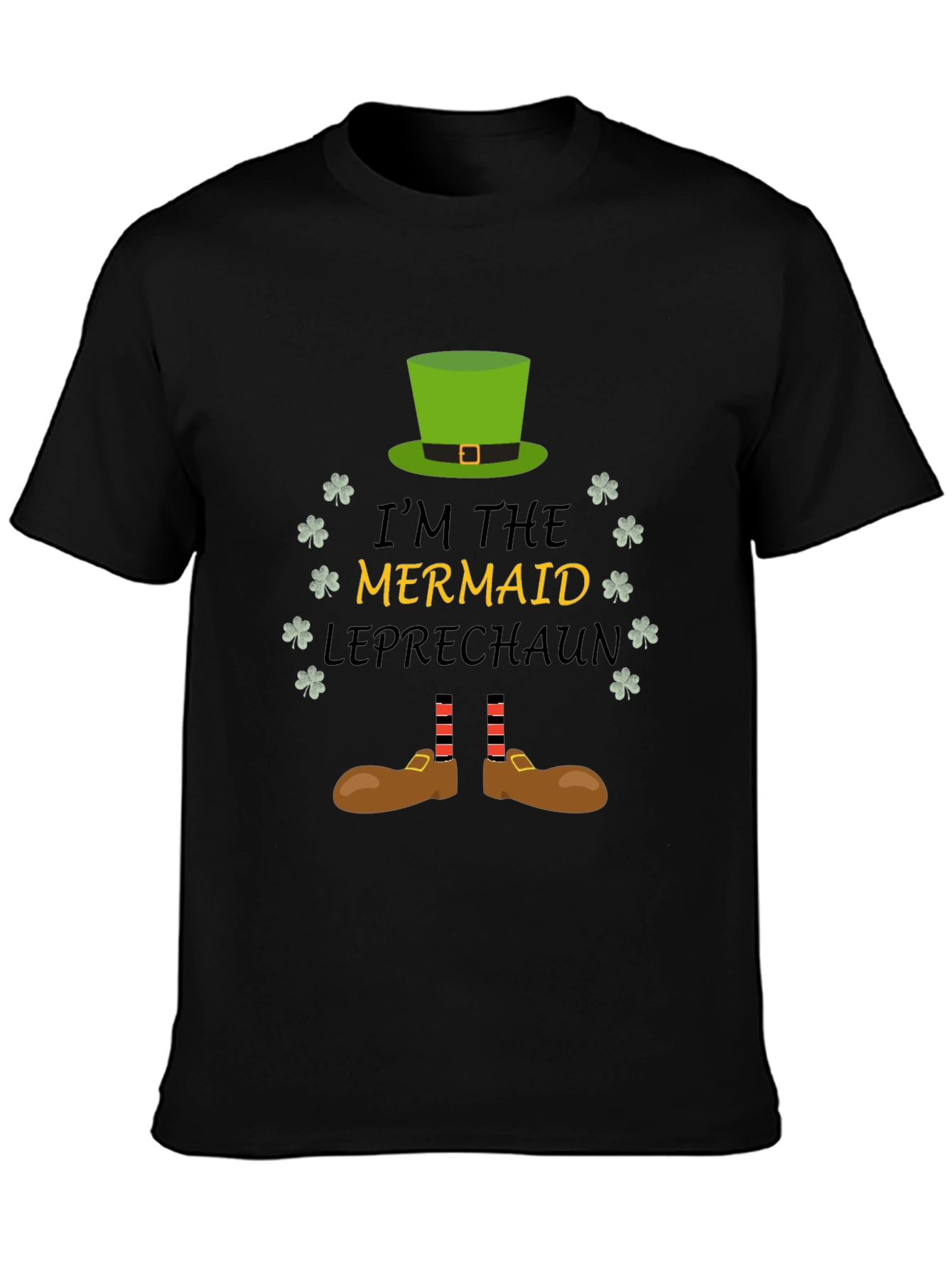 Mermaid Leprechaun St Patricks Day T-Shirt