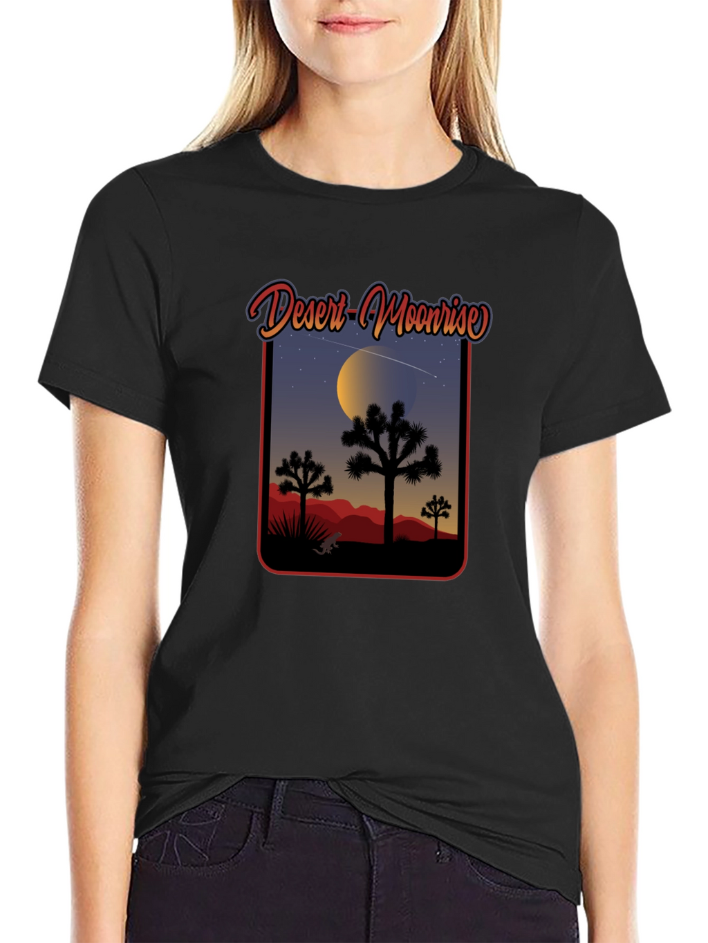 Desert Moonrise Graphic Tee