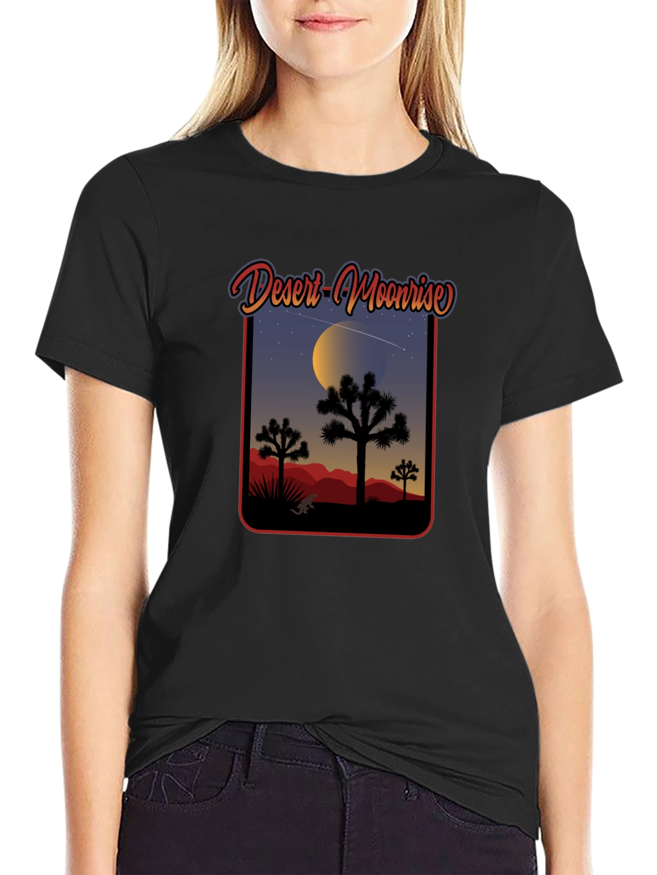 Desert Moonrise Graphic Tee