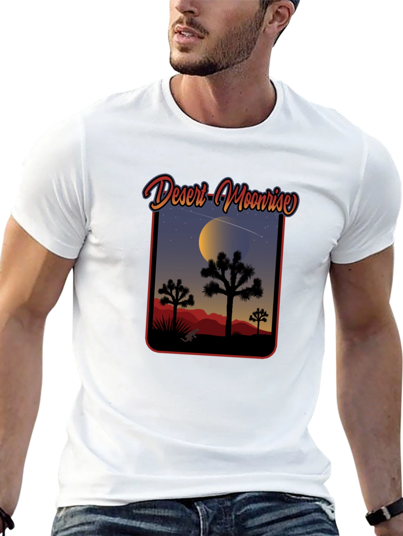 Desert Moonrise Graphic Tee
