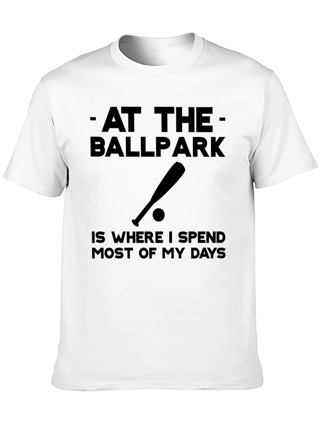 At the Ballpark Graphic Tee - Baseball Fan Shirt
