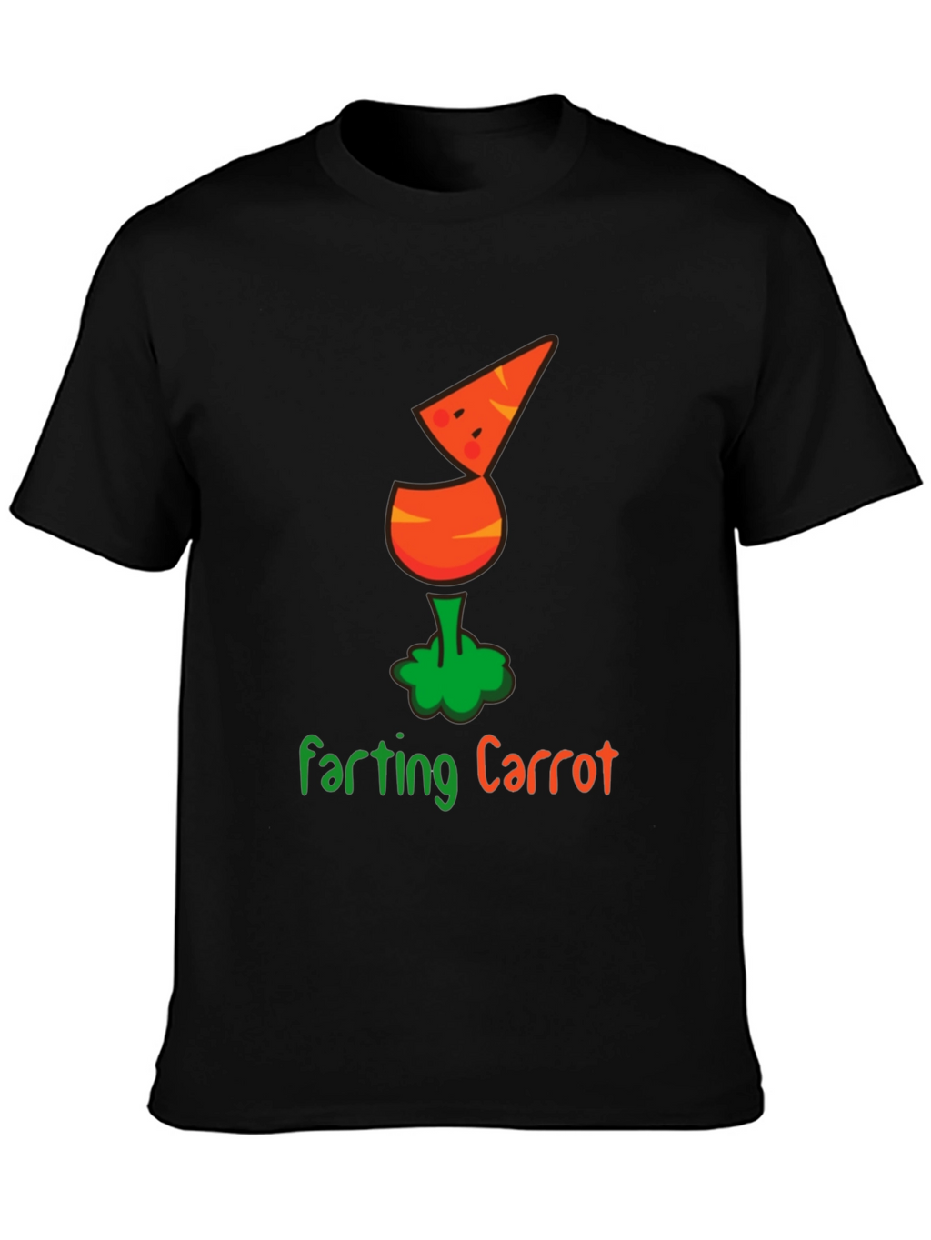 Farting Carrot Funny Graphic Tee
