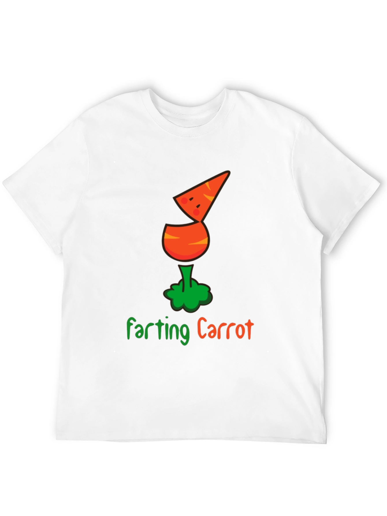 Farting Carrot Funny Graphic Tee