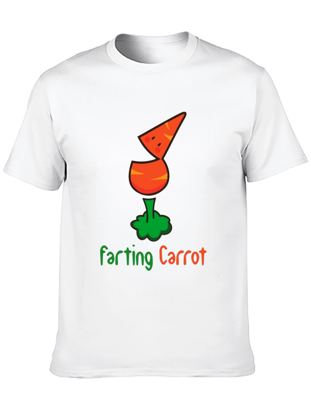 Farting Carrot Funny Graphic Tee