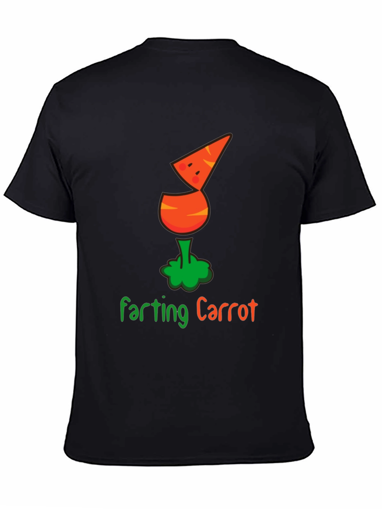 Farting Carrot Funny Graphic Tee