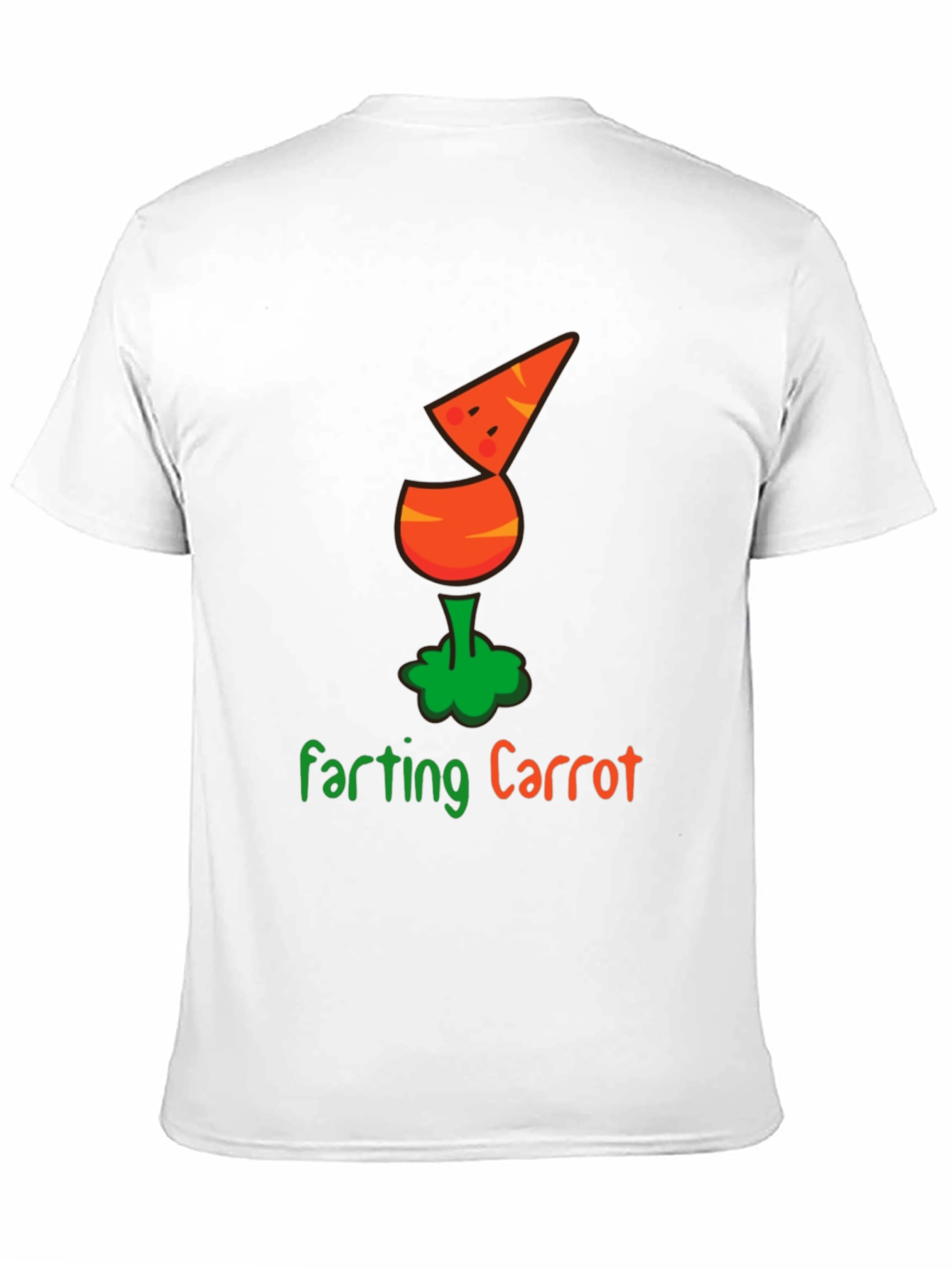 Farting Carrot Funny Graphic Tee