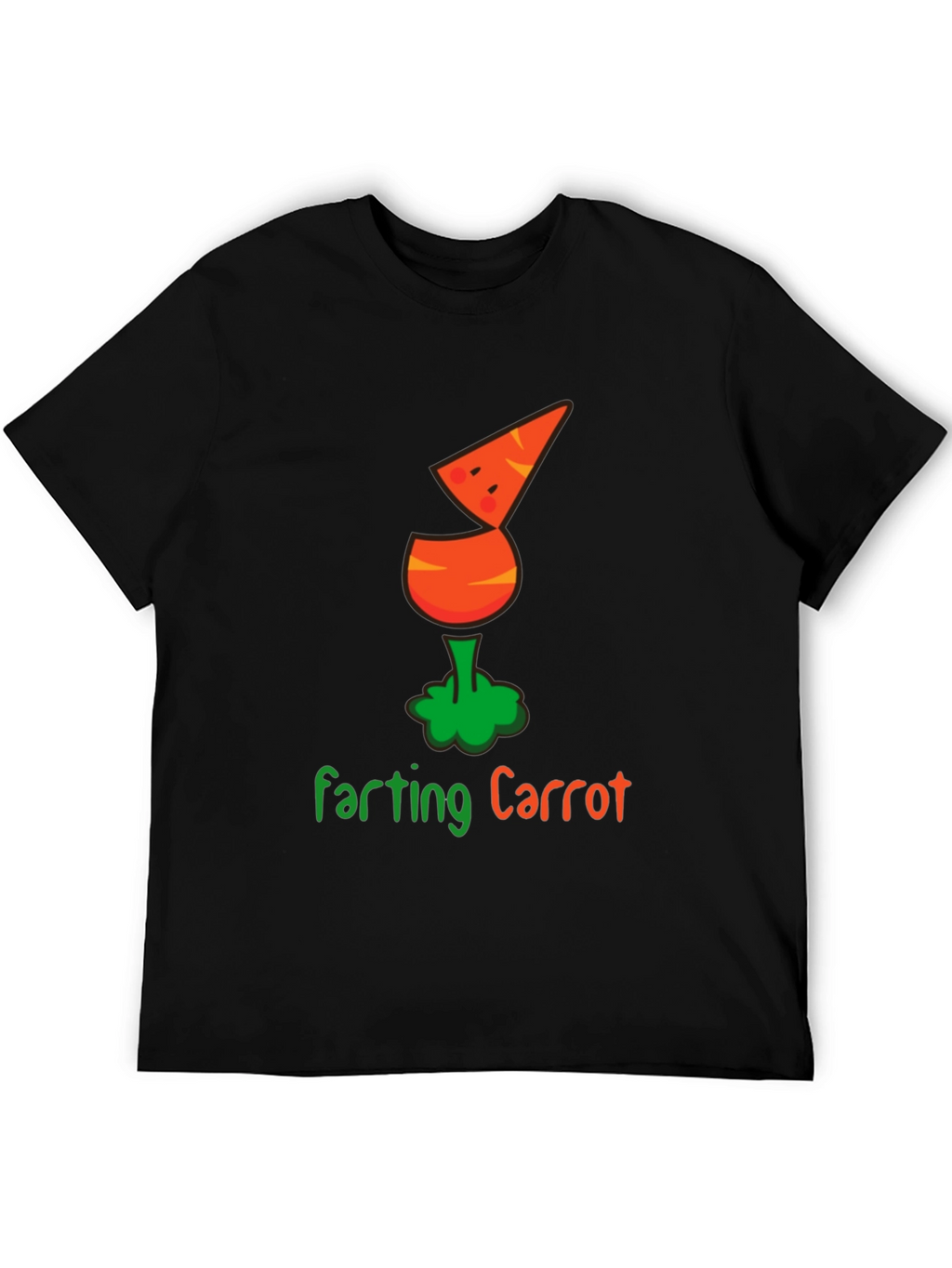 Farting Carrot Funny Graphic Tee