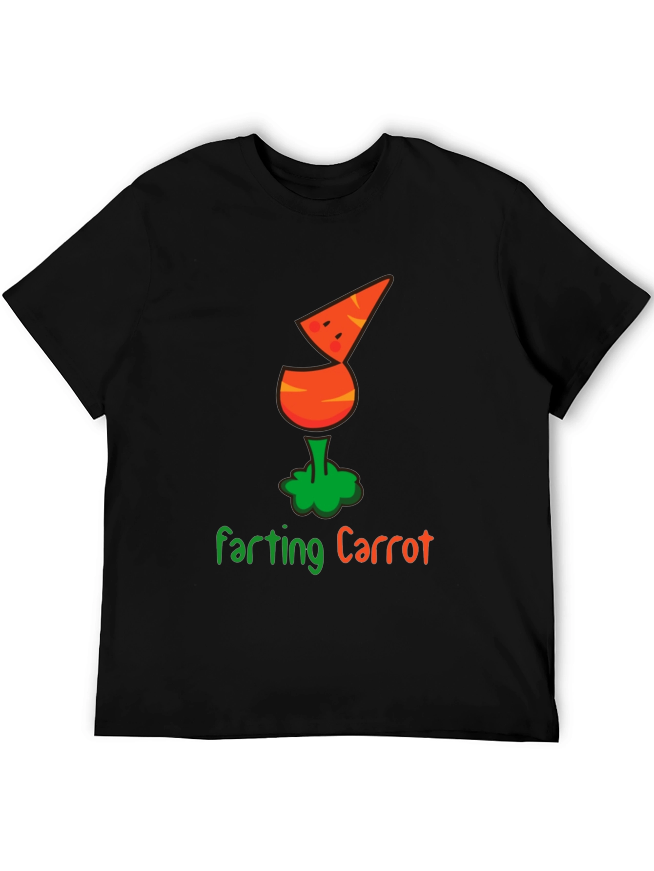 Farting Carrot Funny Graphic Tee