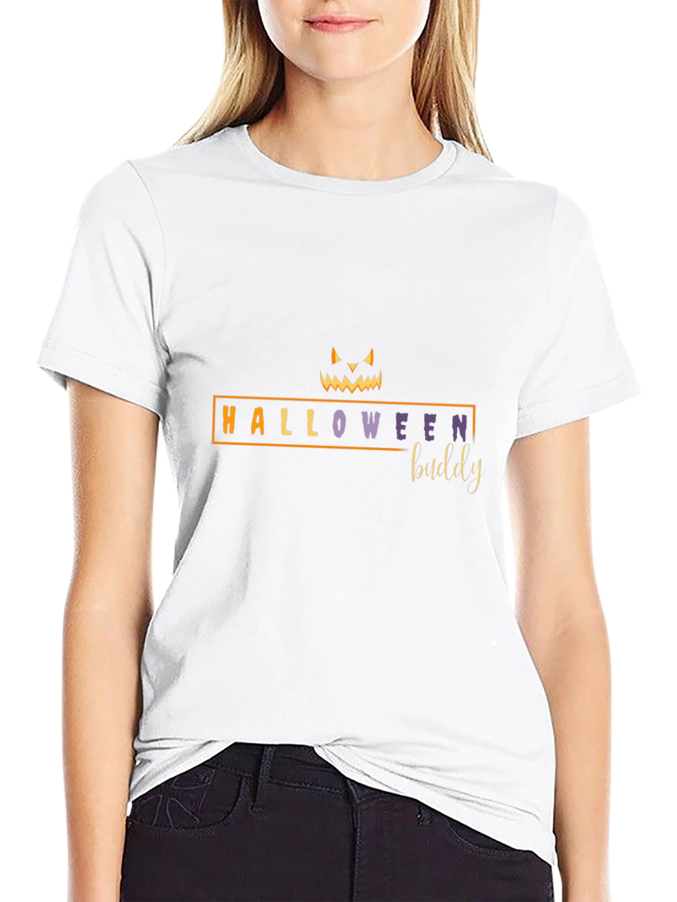 Halloween Buddy Graphic Tee - Spooky Season