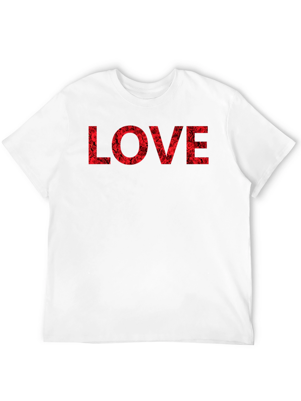 Rose LOVE Graphic T-Shirt - Black
