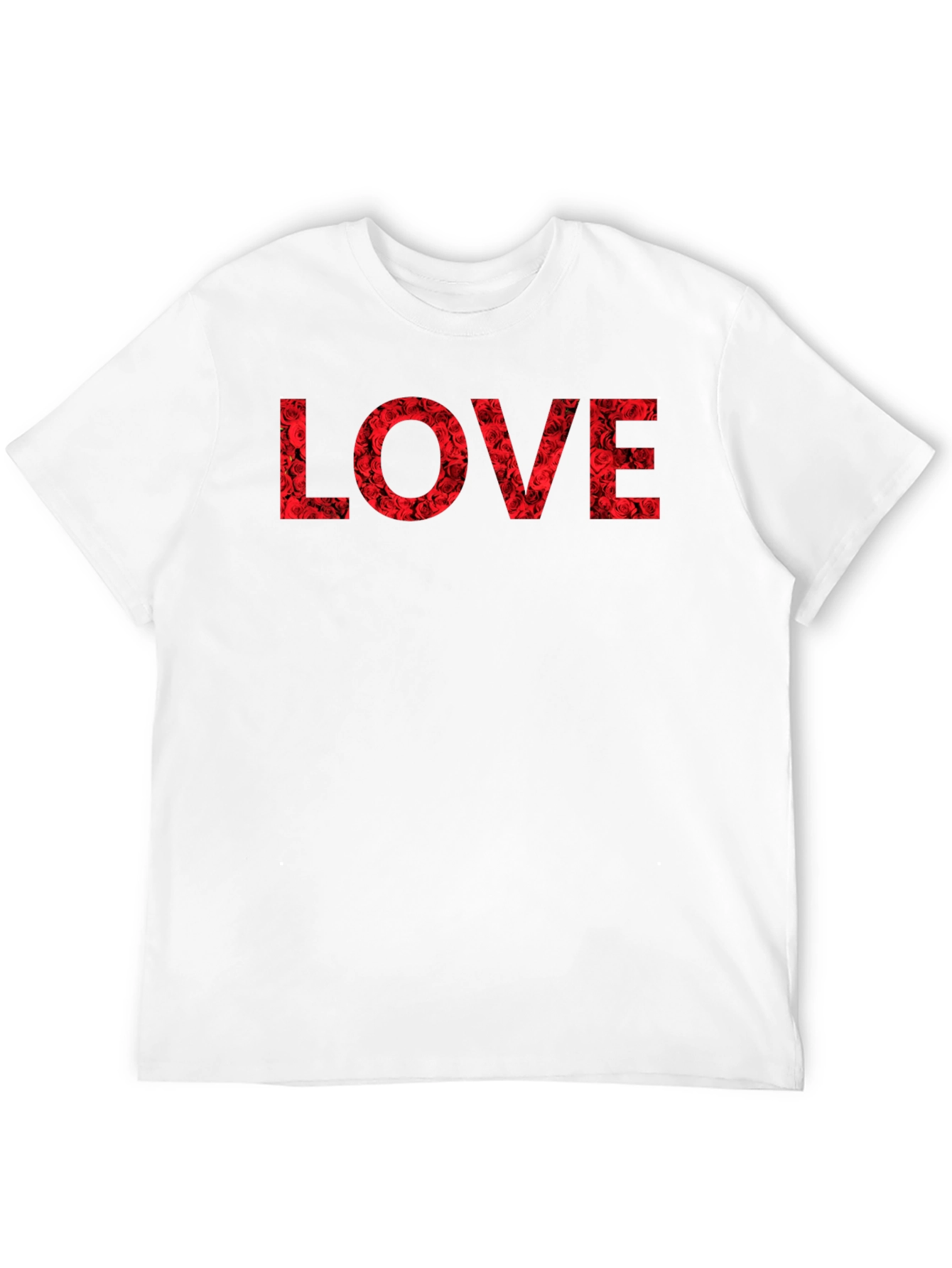 Rose LOVE Graphic T-Shirt - Black
