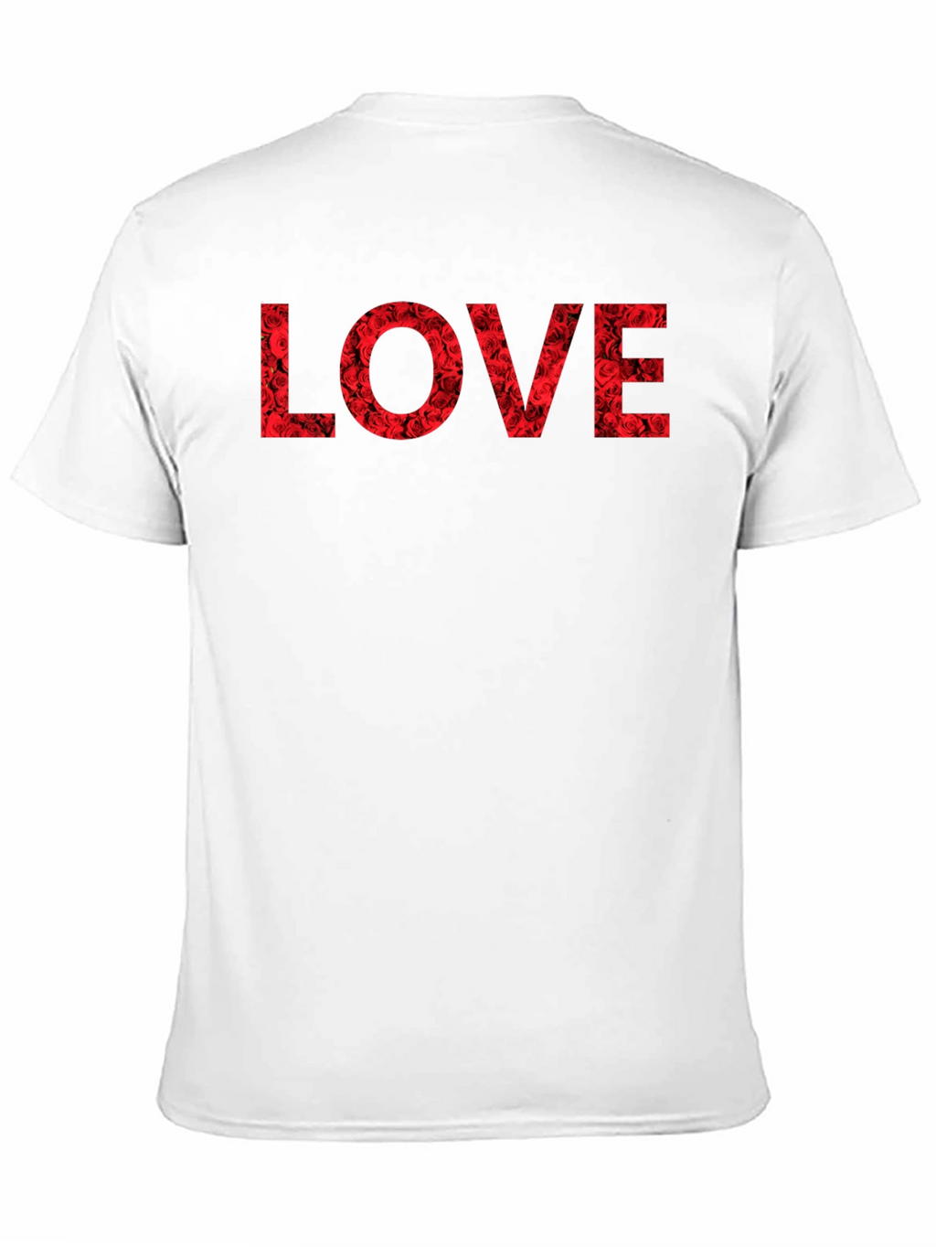 Rose LOVE Graphic T-Shirt - Black