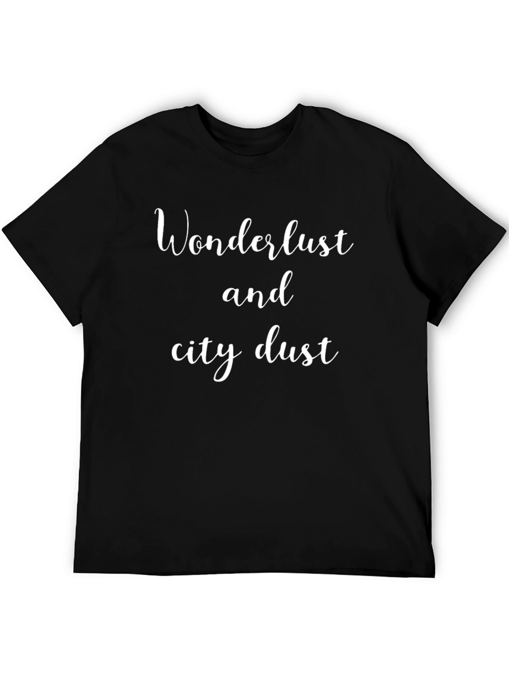 Wanderlust City Dust Black T-Shirt