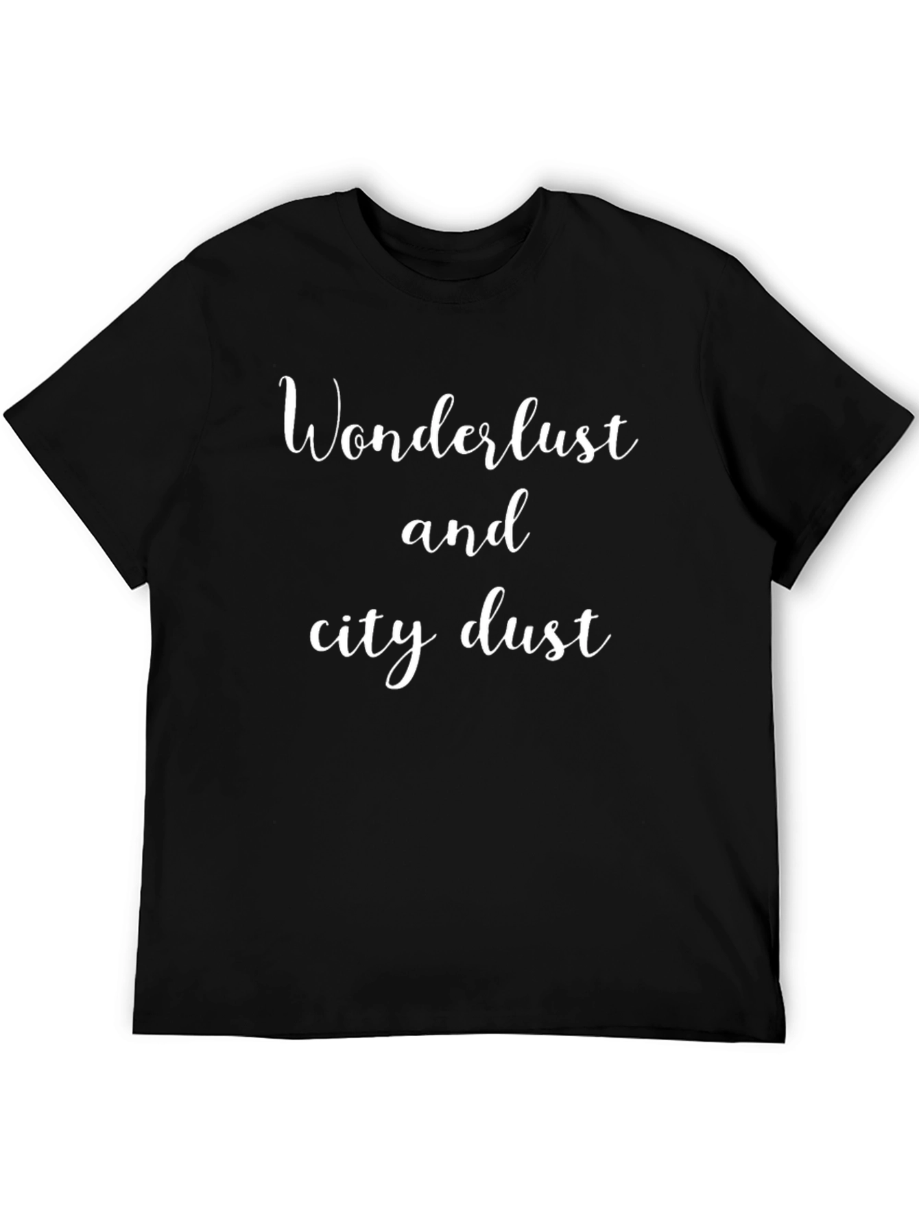 Wanderlust City Dust Black T-Shirt