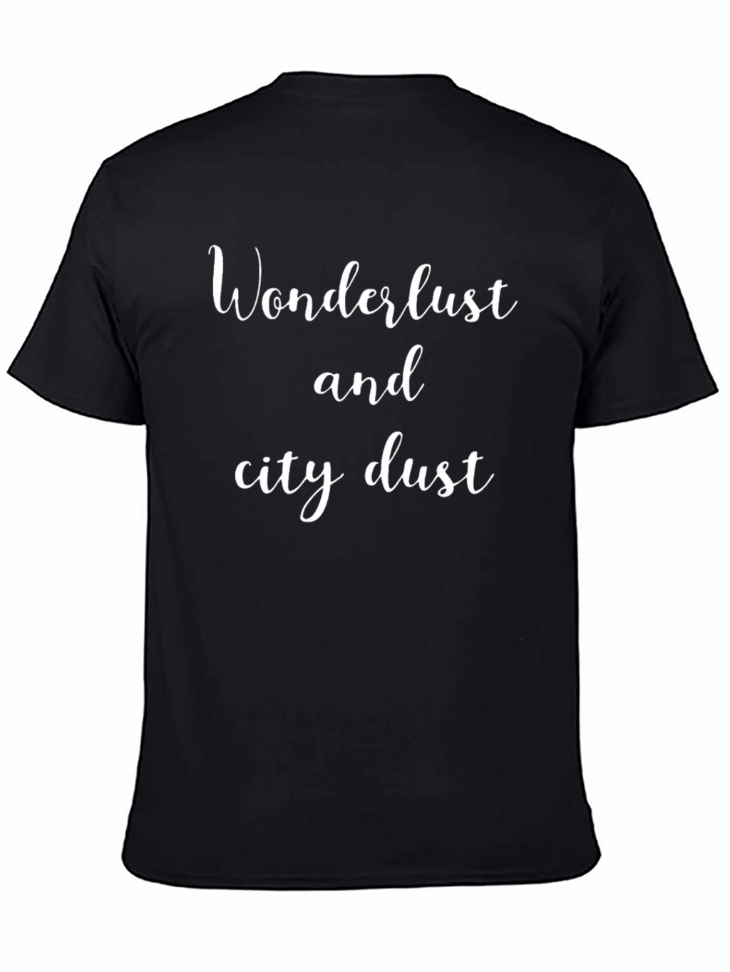 Wanderlust City Dust Black T-Shirt