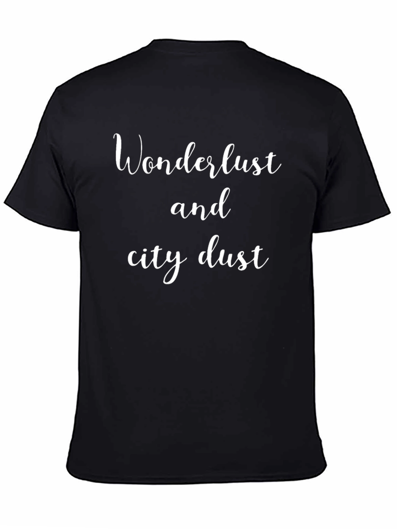 Wanderlust City Dust Black T-Shirt