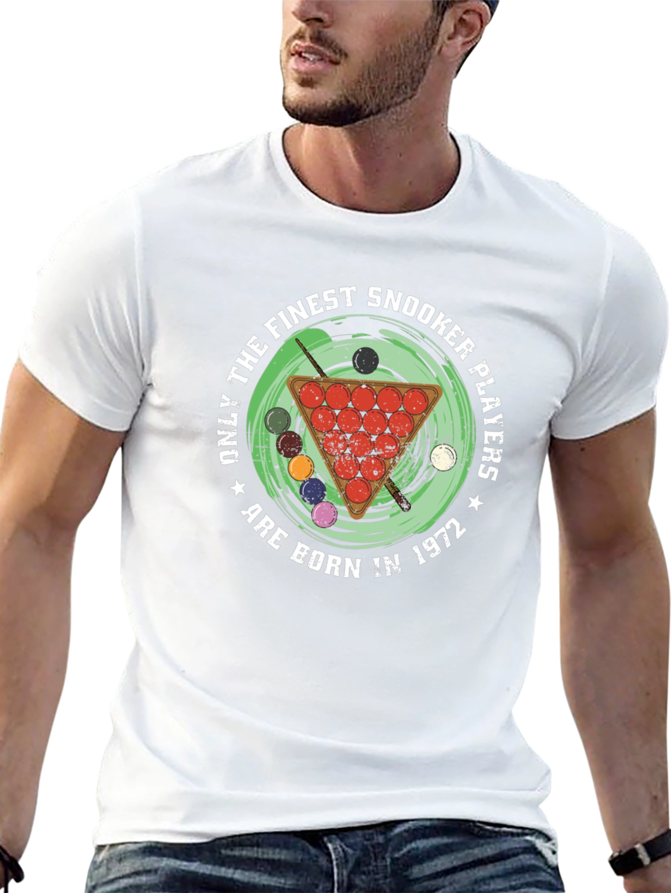 Snooker Player 1972 Birthday T-Shirt