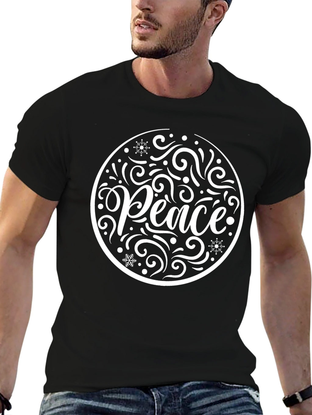 Peace Graphic Tee - Stylish Comfort