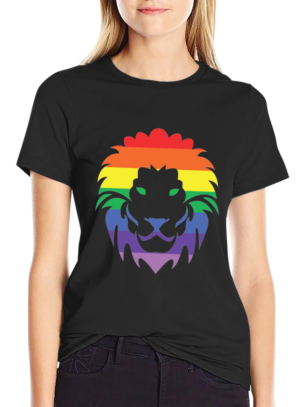 Rainbow Lion Graphic T-Shirt - Pride Apparel