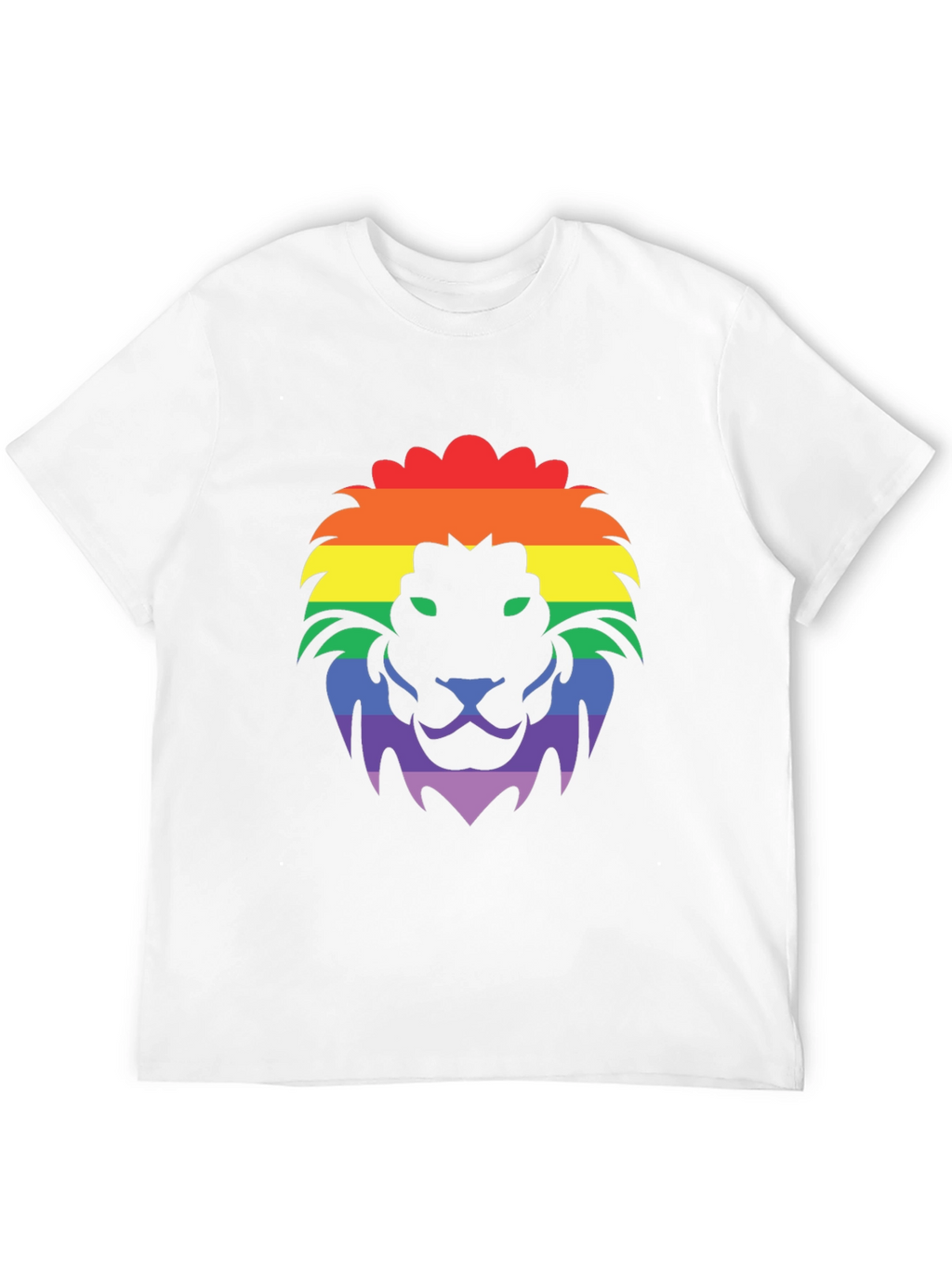Rainbow Lion Graphic T-Shirt - Pride Apparel