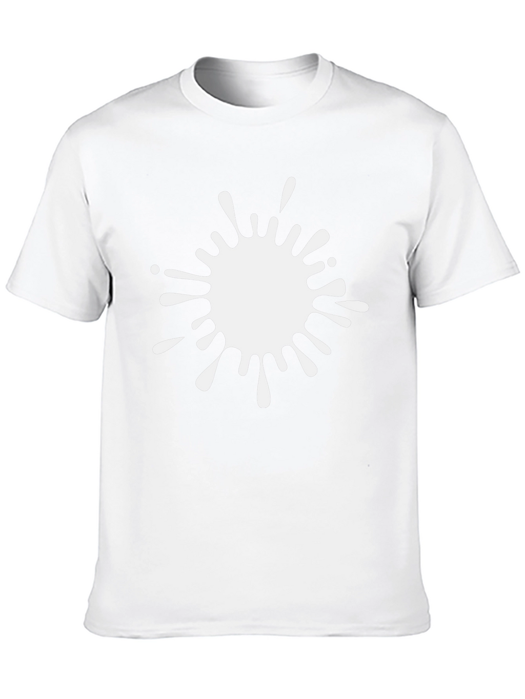 Abstract White Splatter Graphic Tee