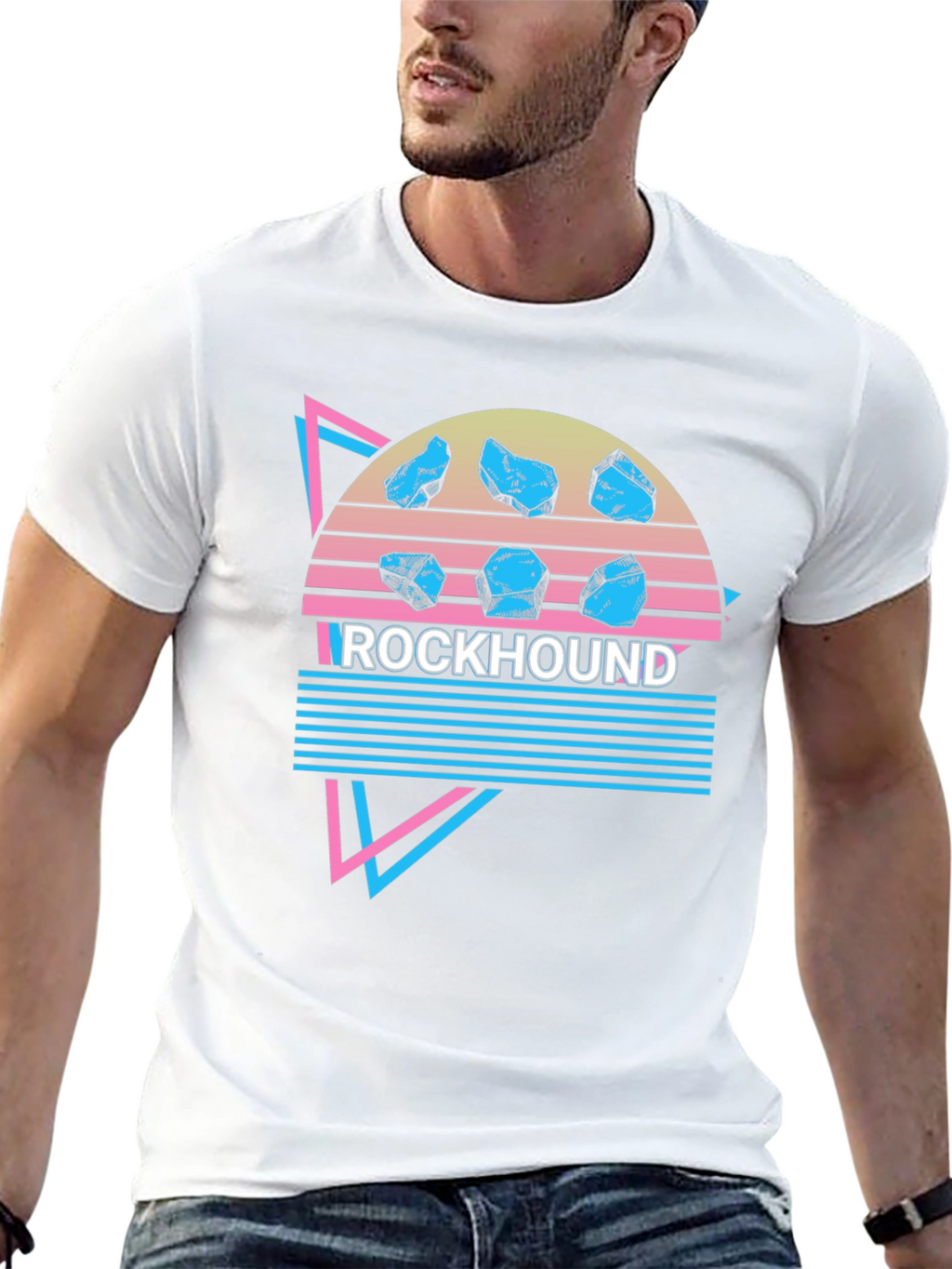 Rockhound Retro Style Graphic Tee