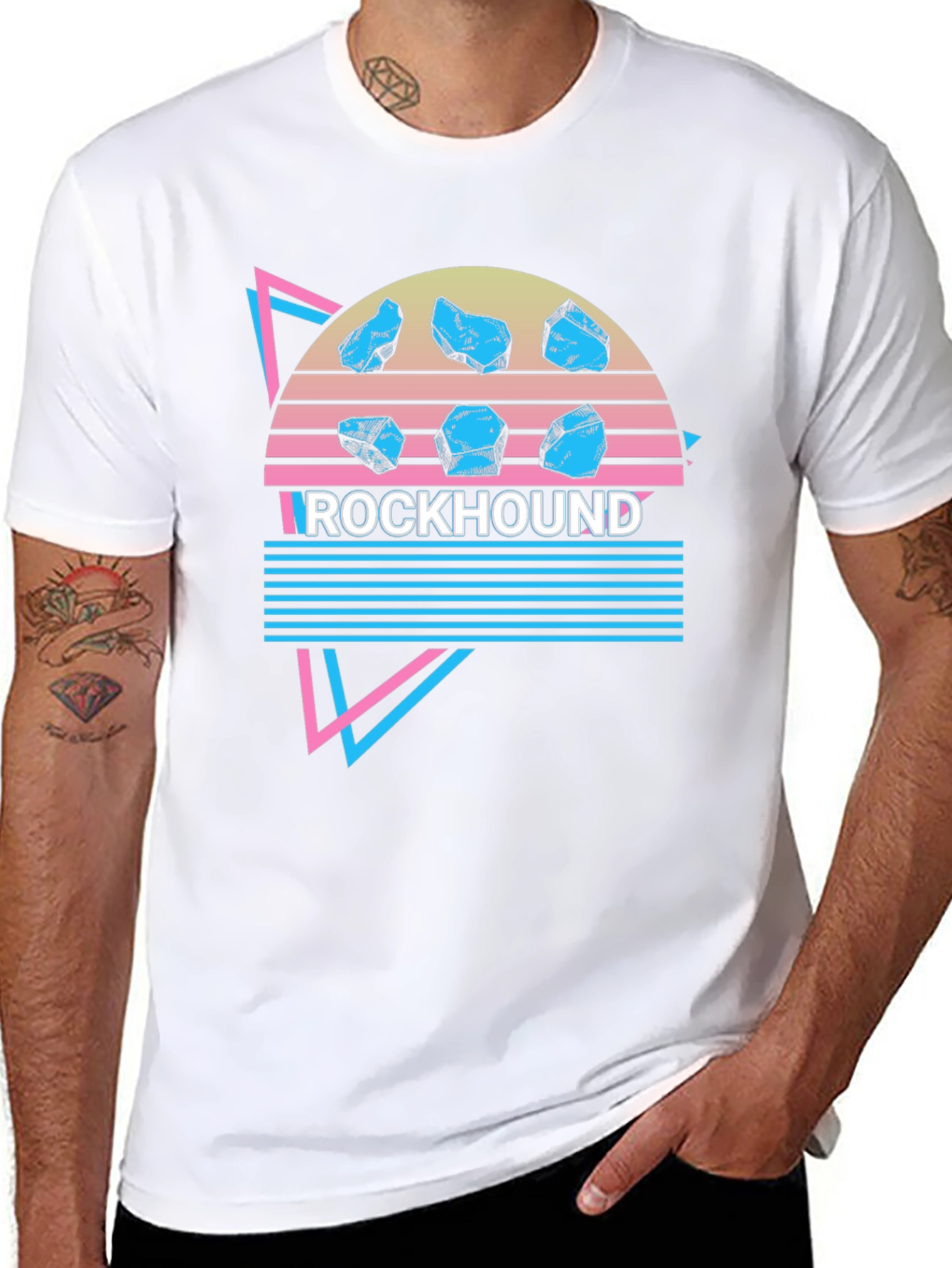 Rockhound Retro Style Graphic Tee