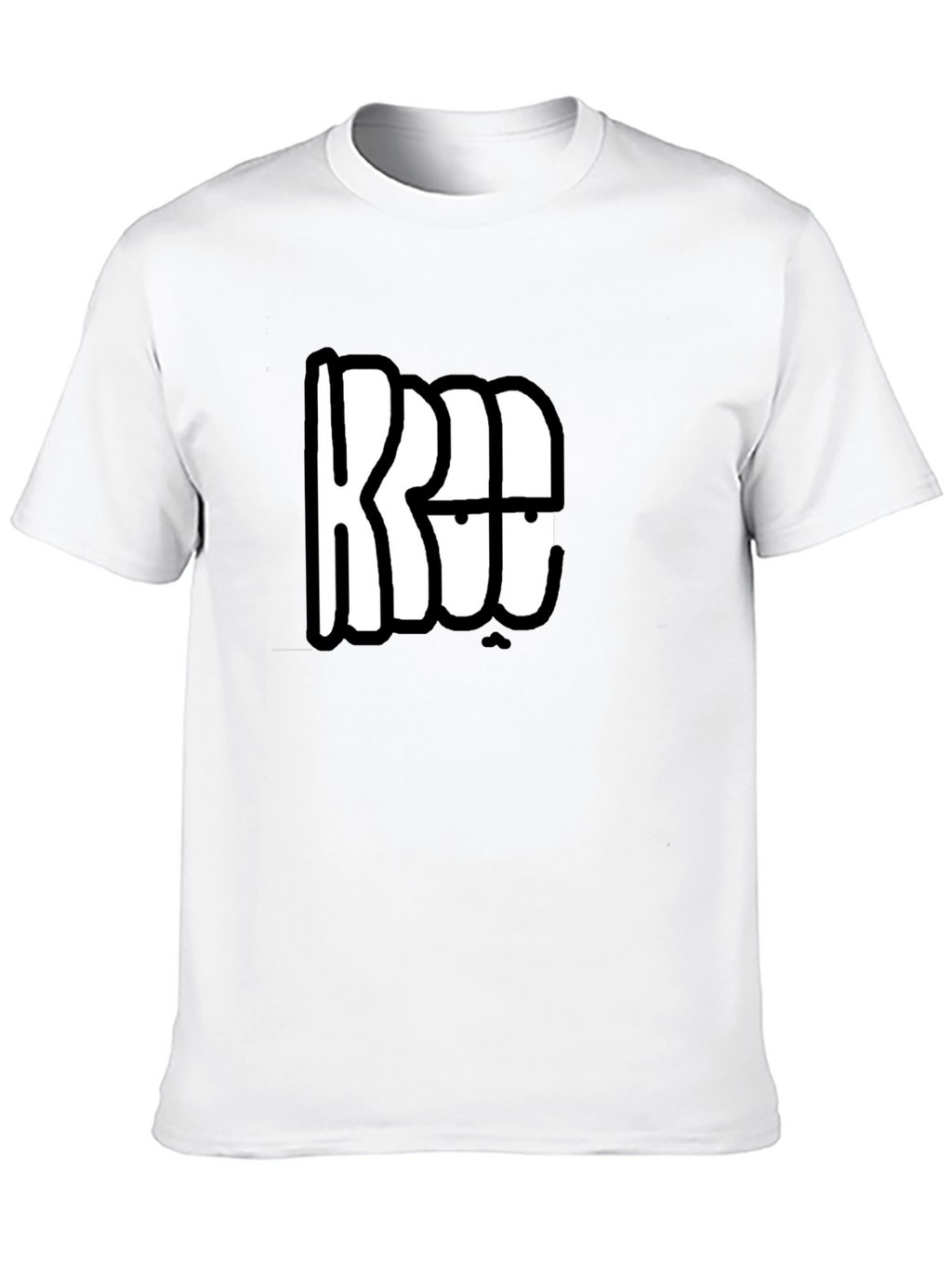 Graphic Print T-Shirt - Black