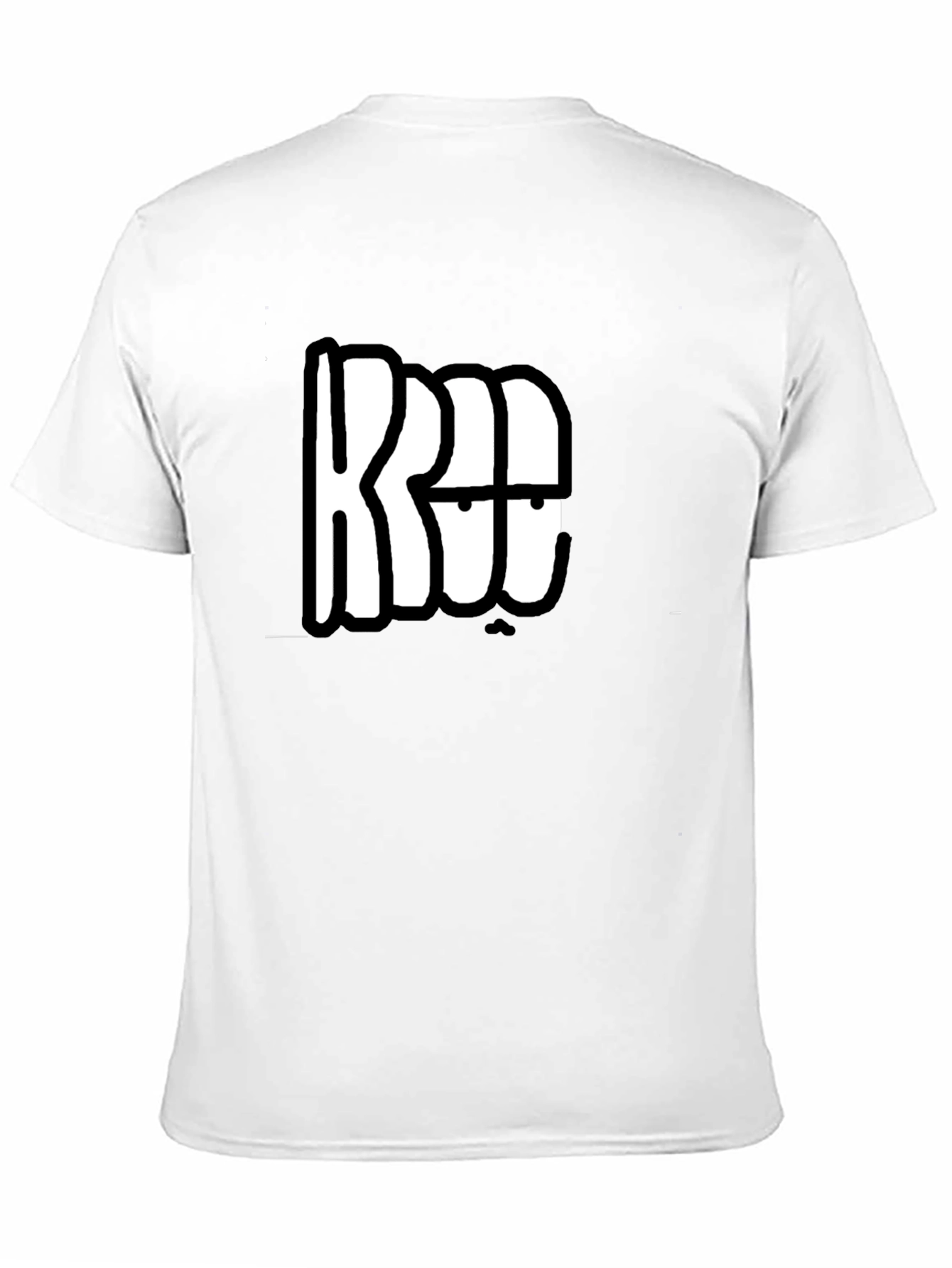 Graphic Print T-Shirt - Black