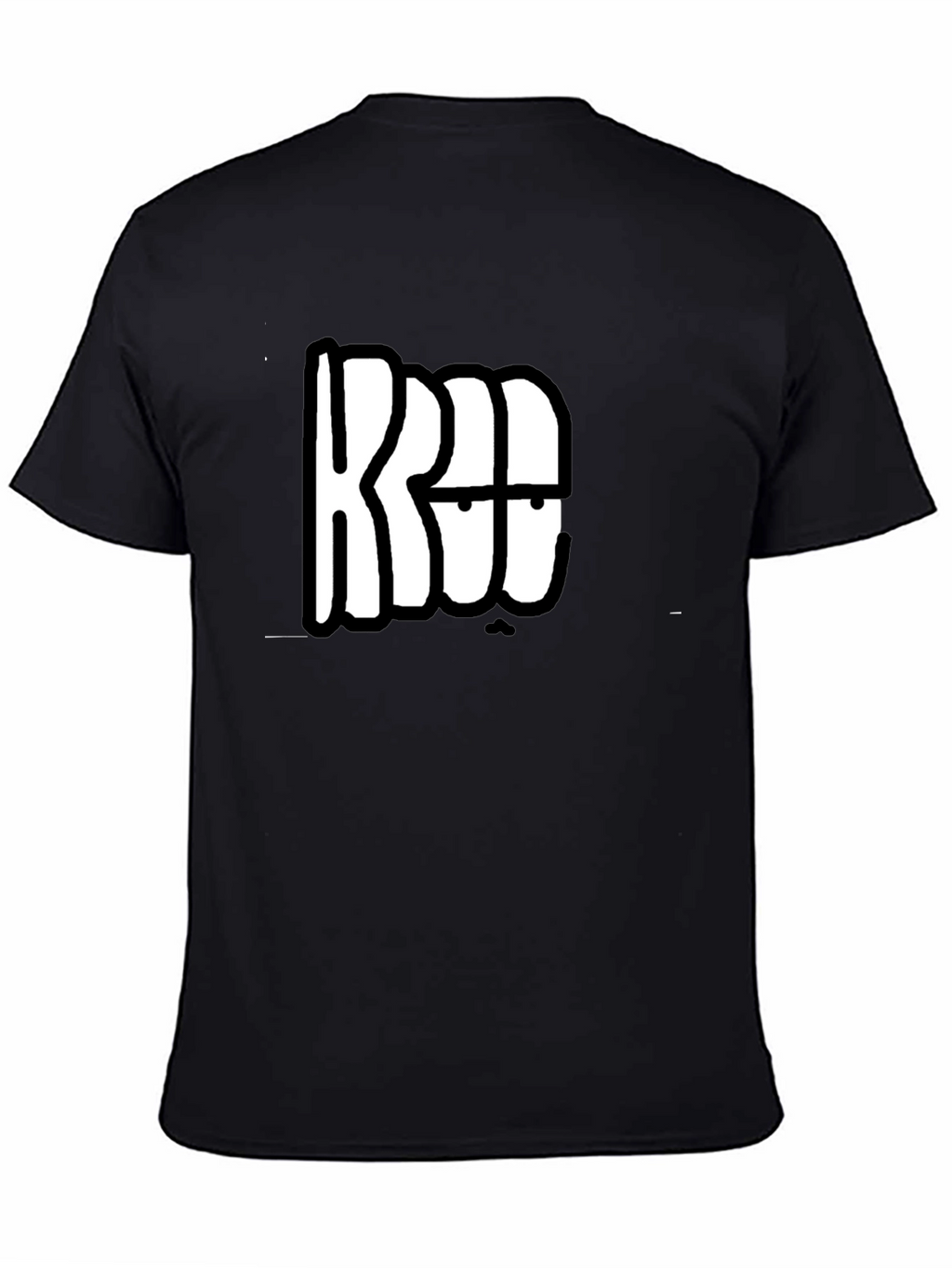 Graphic Print T-Shirt - Black