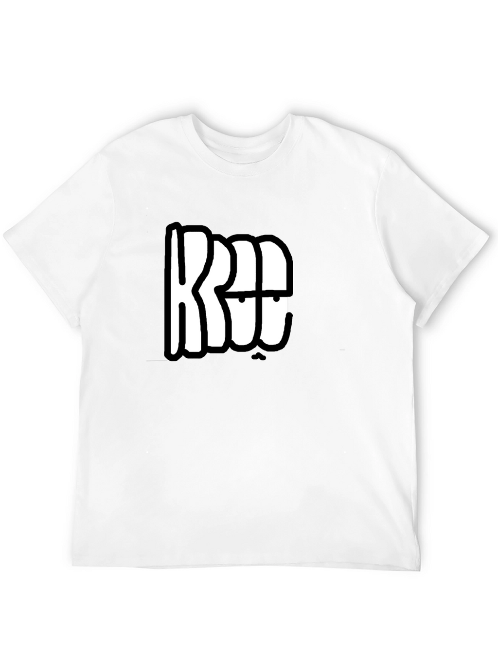 Graphic Print T-Shirt - Black
