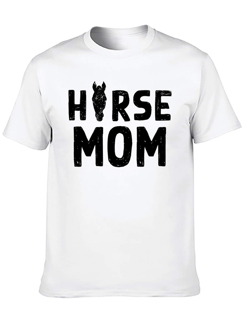 Horse Mom Graphic Tee - Black Unisex T-Shirt