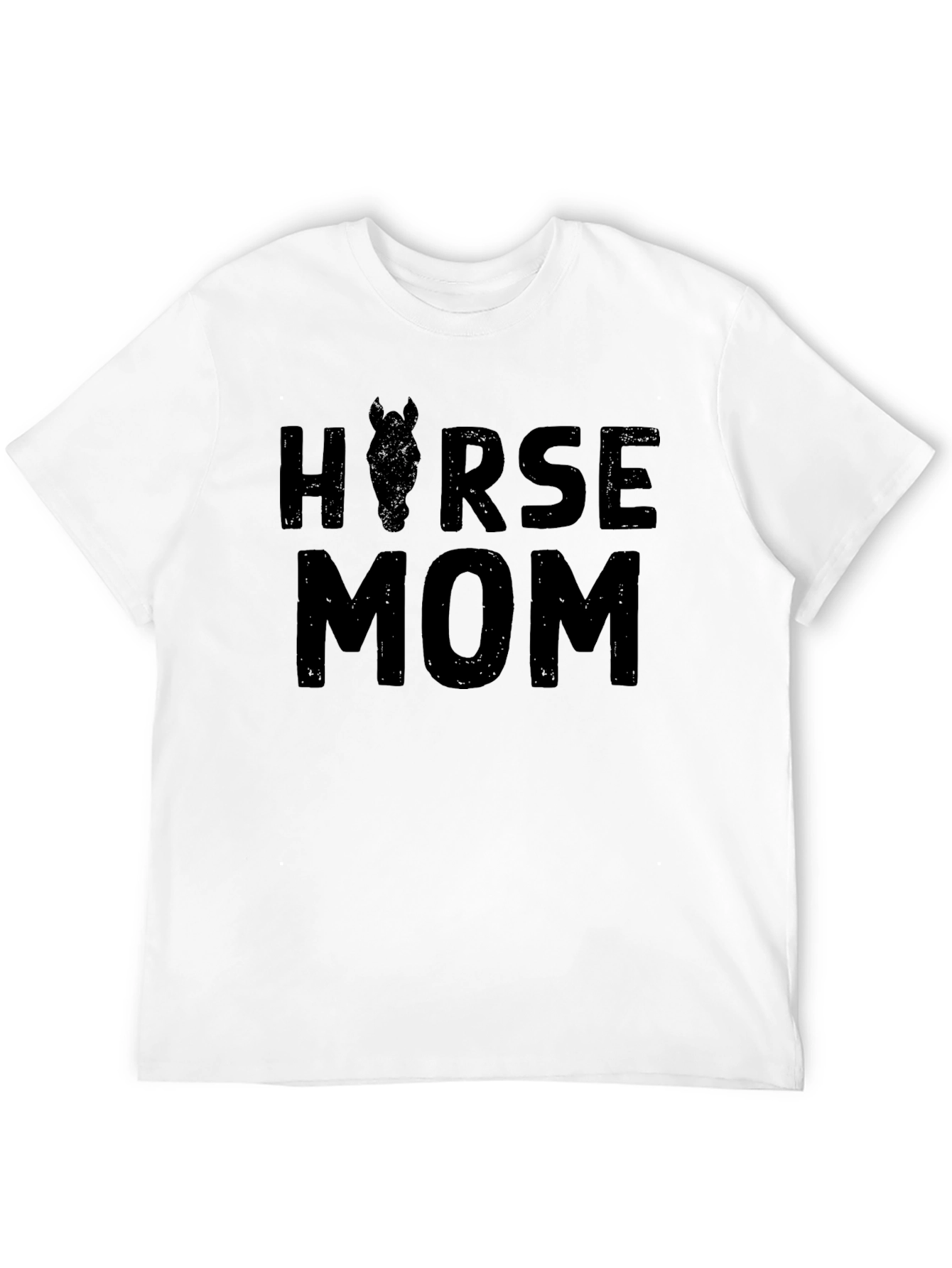 Horse Mom Graphic Tee - Black Unisex T-Shirt