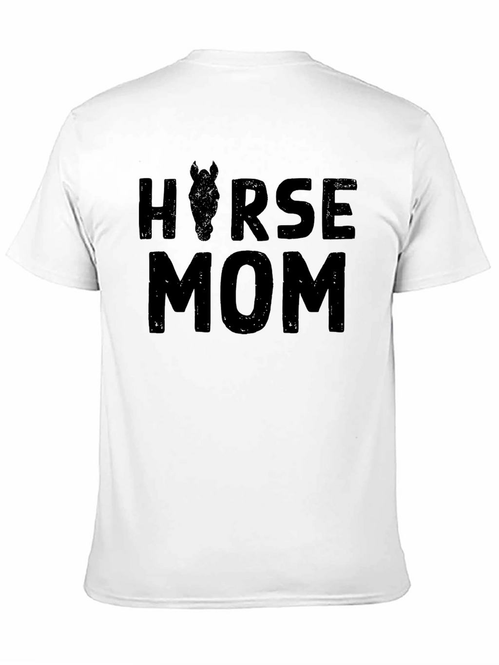 Horse Mom Graphic Tee - Black Unisex T-Shirt