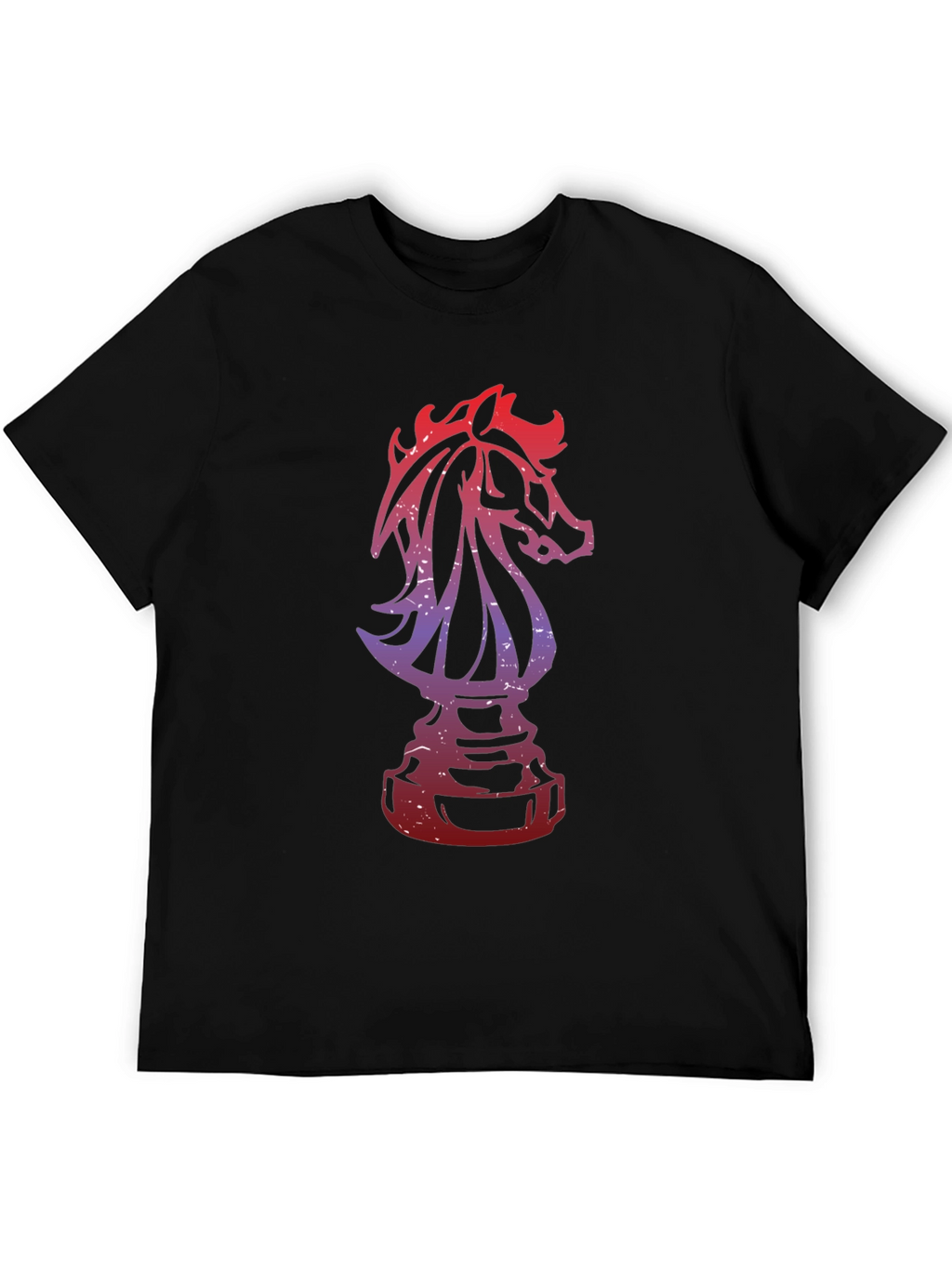 Chess Knight Graphic Tee - Stylish Mens T-Shirt