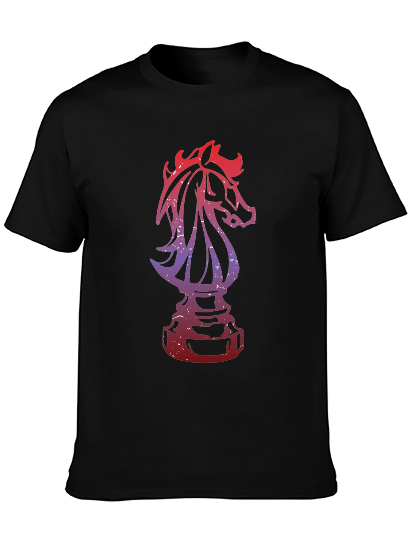 Chess Knight Graphic Tee - Stylish Mens T-Shirt