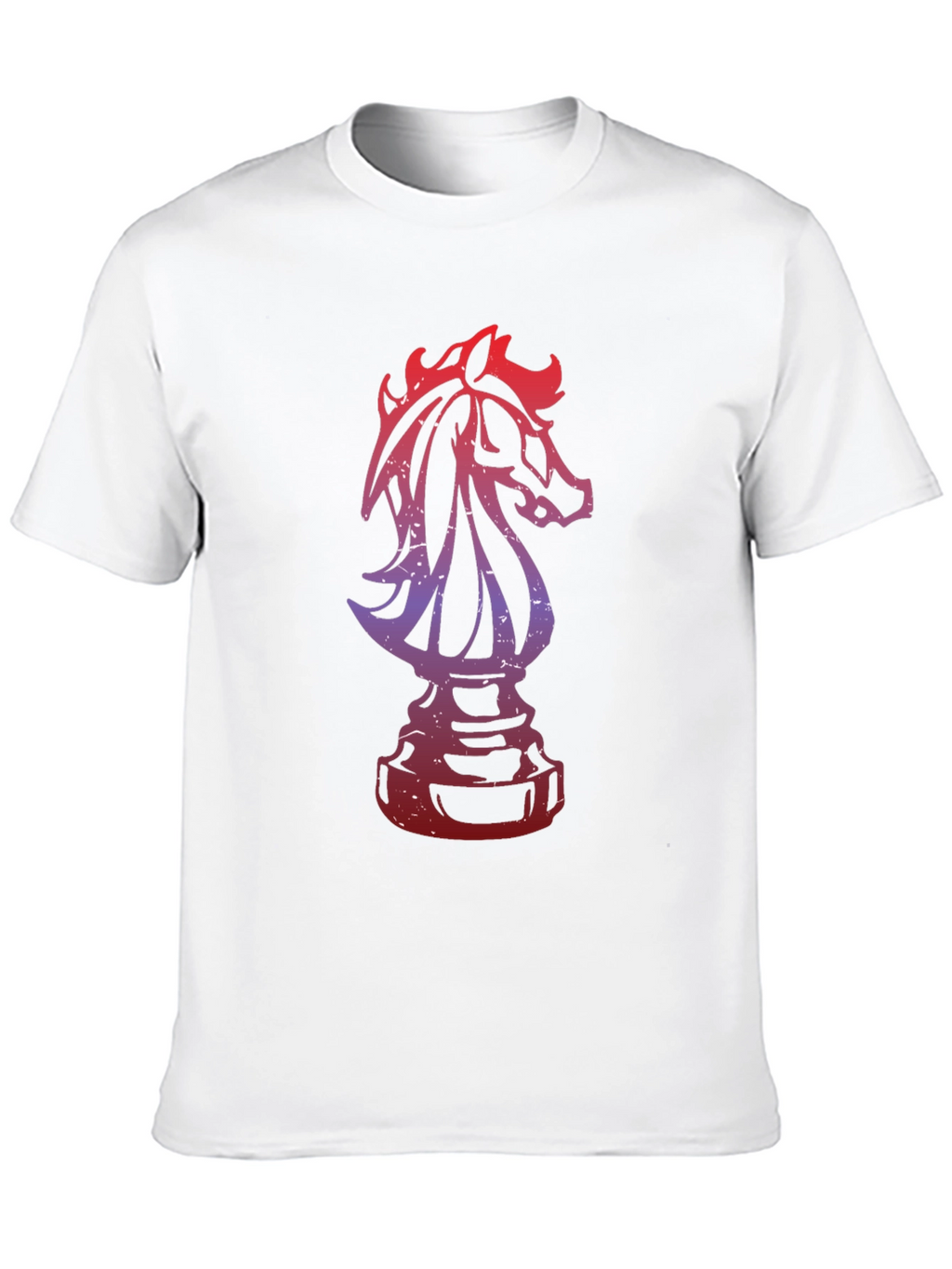 Chess Knight Graphic Tee - Stylish Mens T-Shirt