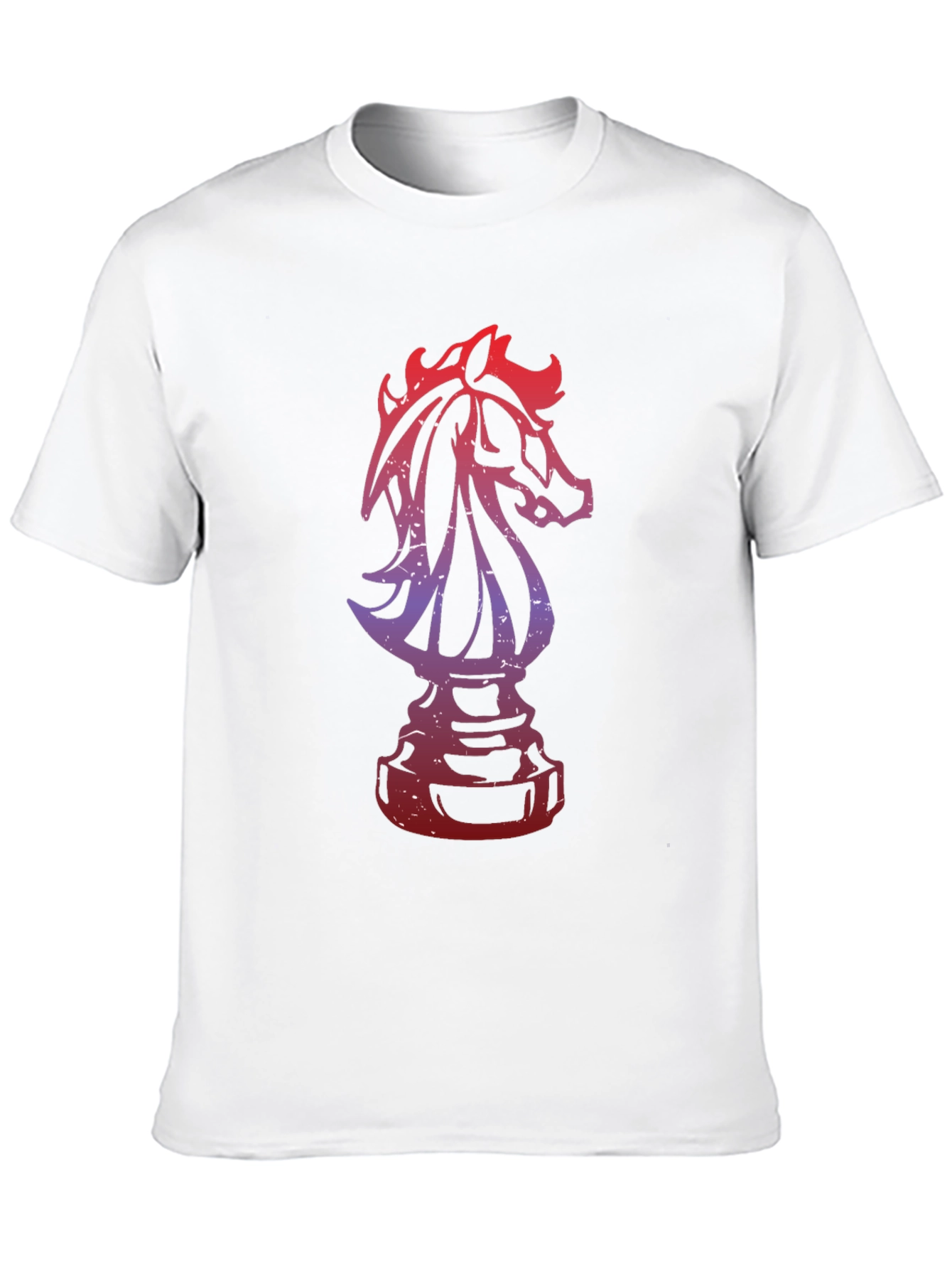 Chess Knight Graphic Tee - Stylish Mens T-Shirt
