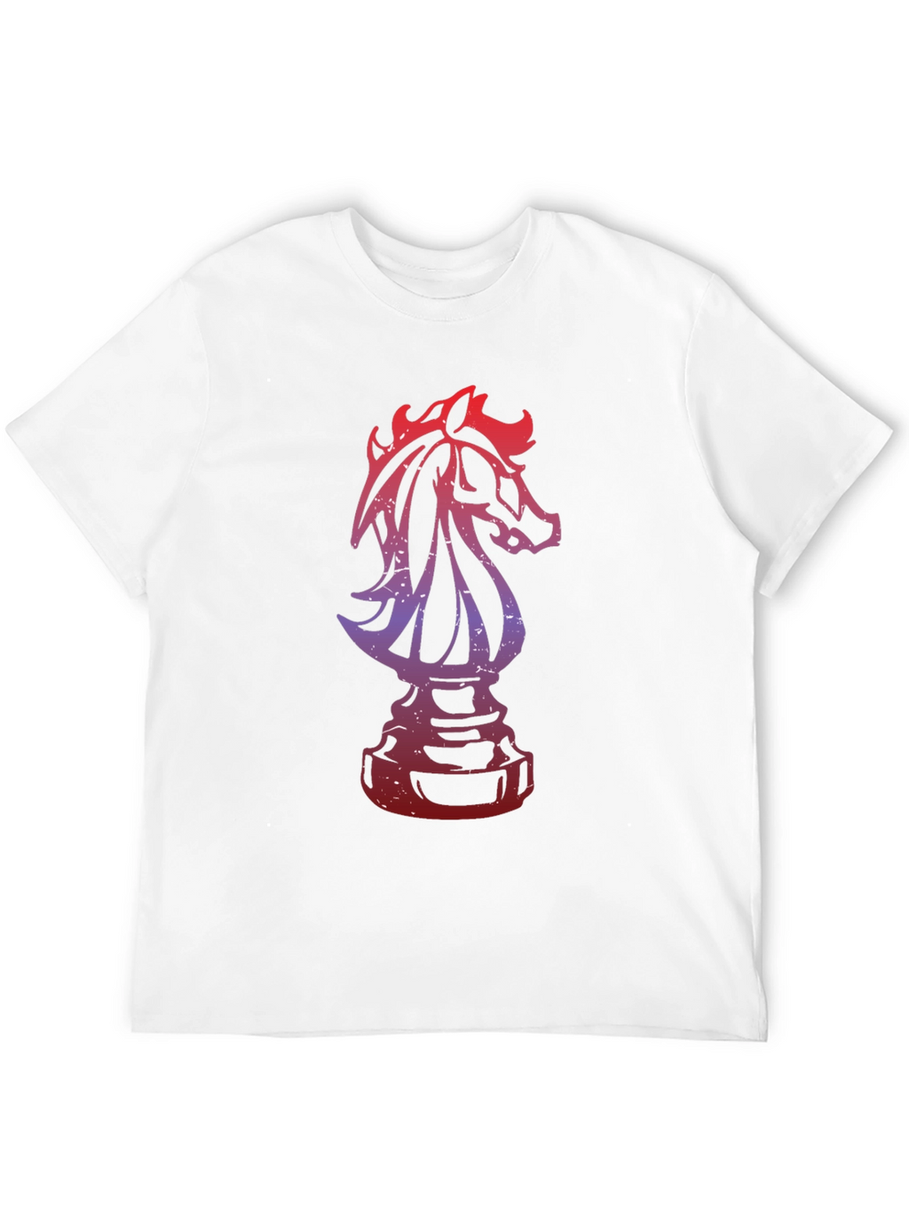 Chess Knight Graphic Tee - Stylish Mens T-Shirt