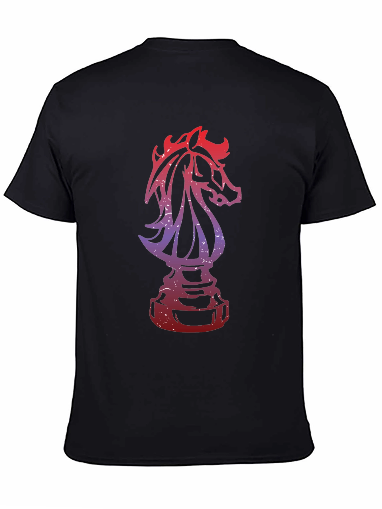 Chess Knight Graphic Tee - Stylish Mens T-Shirt