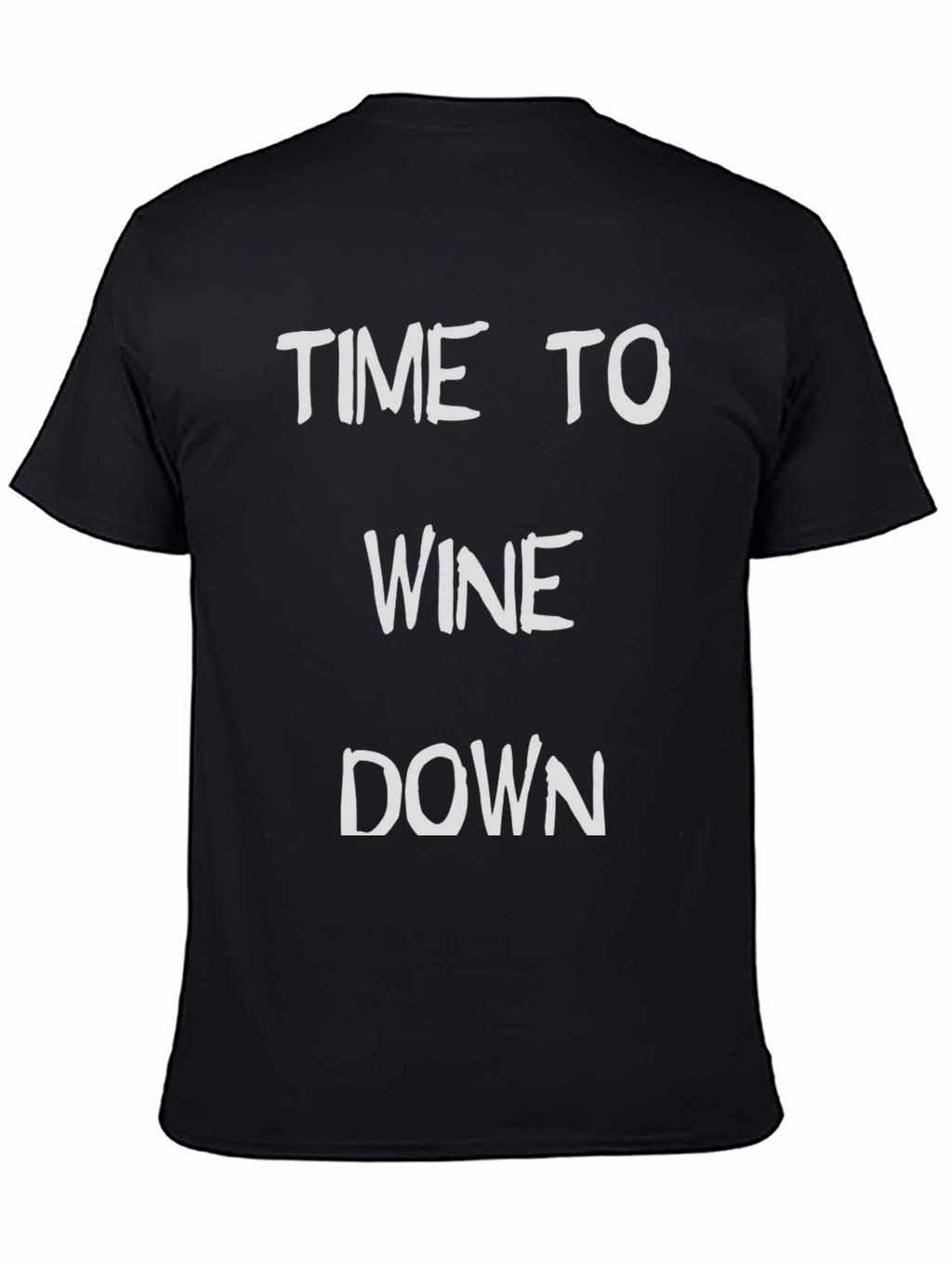 Time to Wine Down Graphic Tee - Black T-Shirt