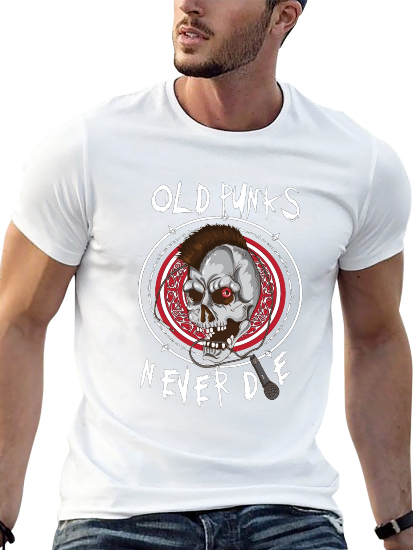 Old Punks Never Die Graphic Tee