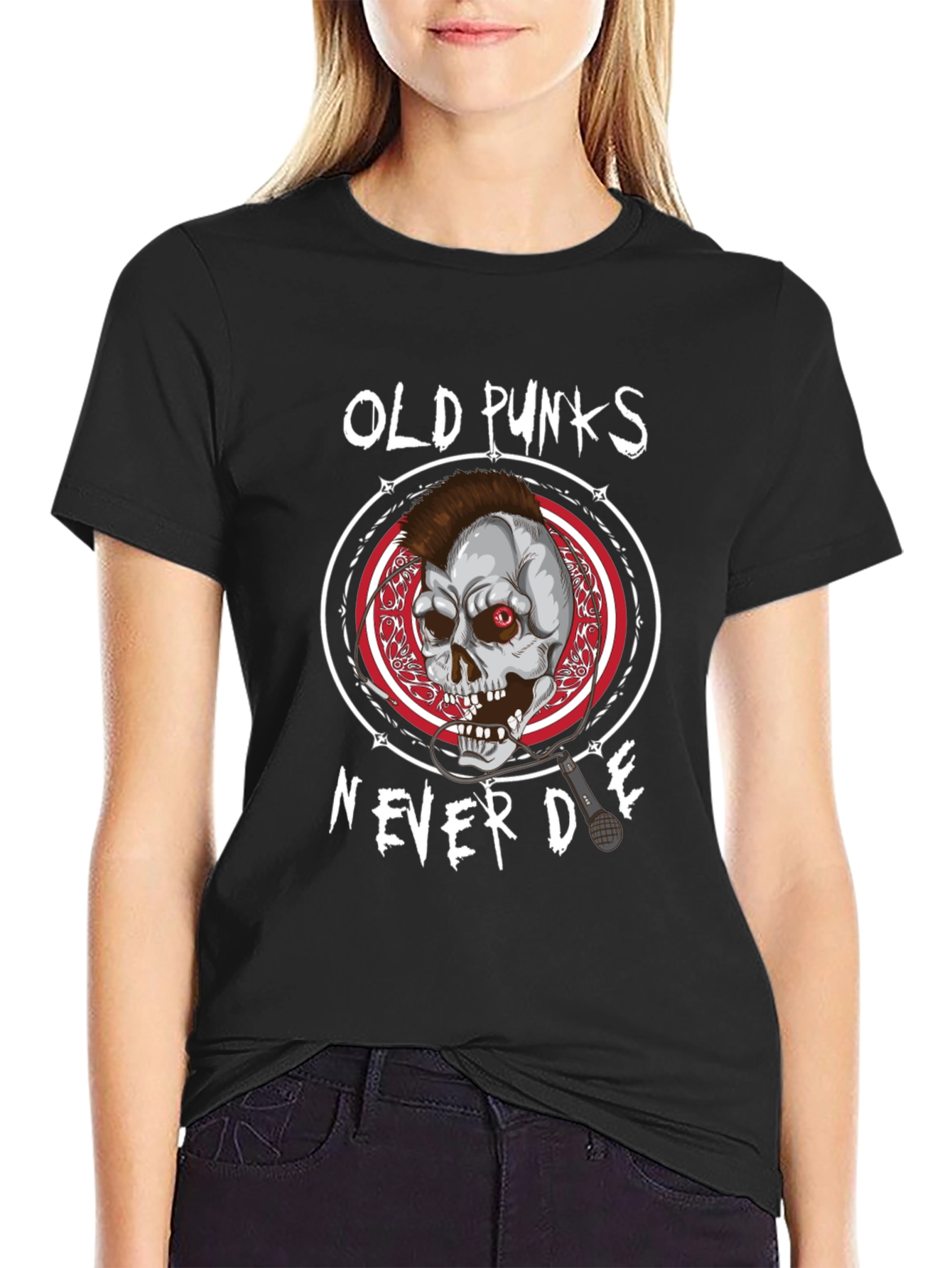 Old Punks Never Die Graphic Tee
