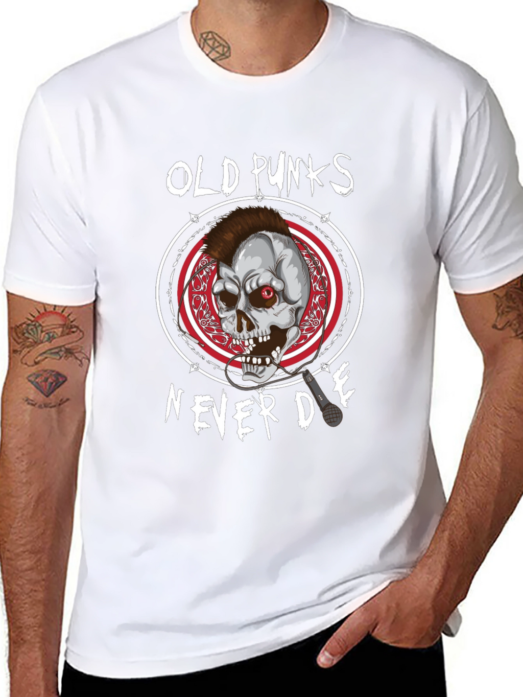 Old Punks Never Die Graphic Tee