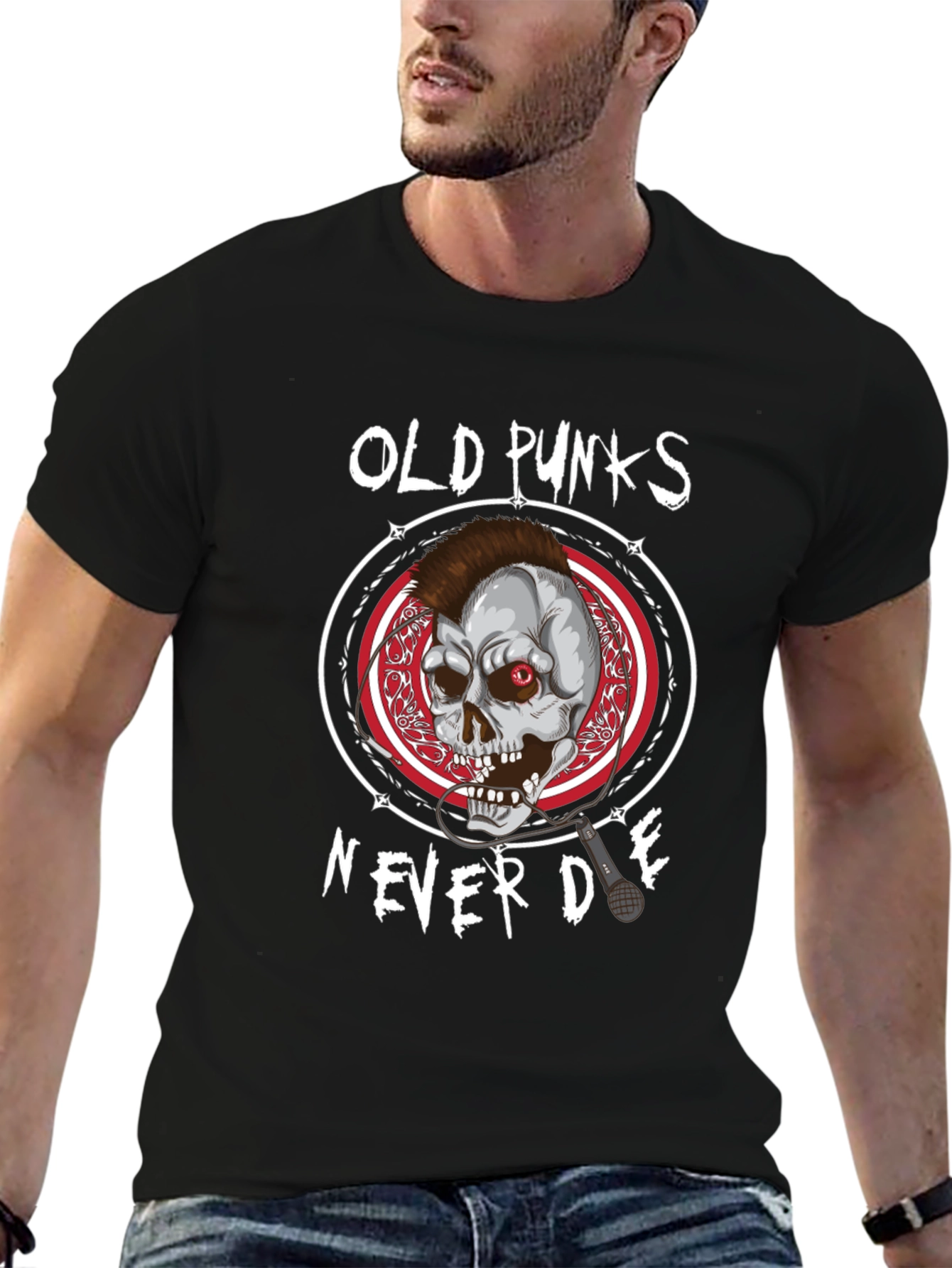 Old Punks Never Die Graphic Tee