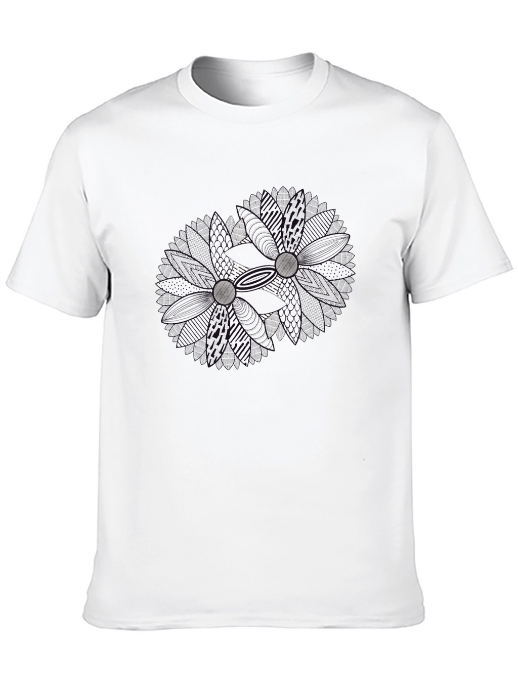 Mens Black Classic Fit Crew Neck T-Shirt