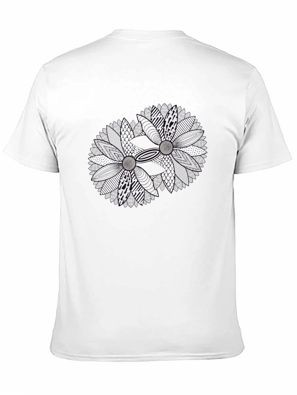 Mens Black Classic Fit Crew Neck T-Shirt