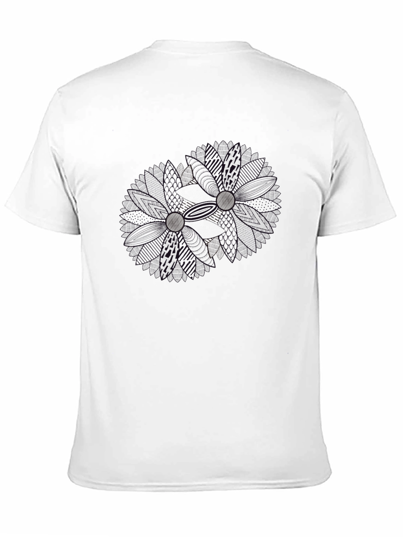 Mens Black Classic Fit Crew Neck T-Shirt