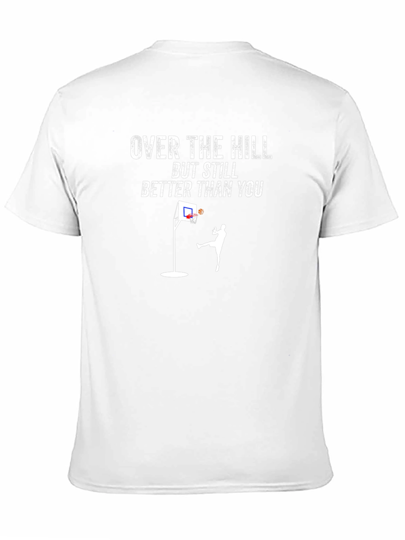 Over The Hill Funny Basketball T-Shirt