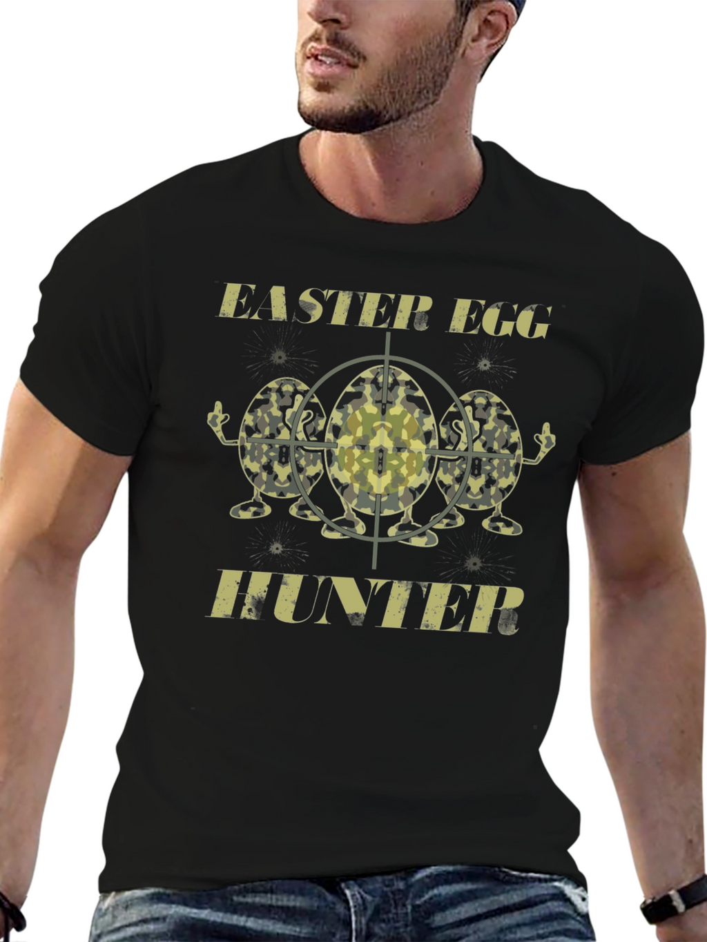Easter Egg Hunter Camo T-Shirt